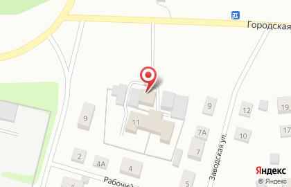 Автокомплекс на Городской улице на карте