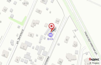 Гостиница Brick на карте
