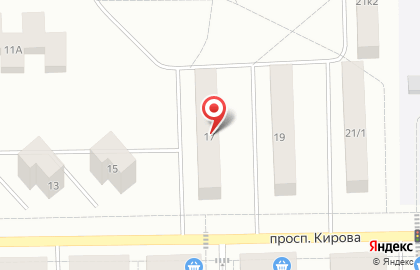 Стильный дом на проспекте Кирова на карте