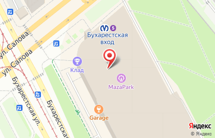 Терминал МТС банк на Бухарестской улице на карте
