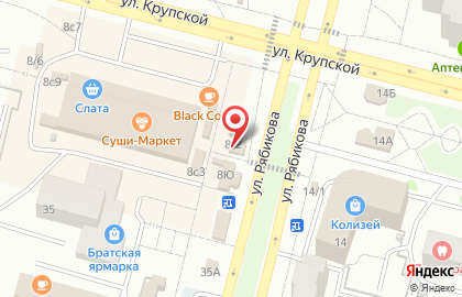 Магазин фруктов и овощей в Центральном районе на карте