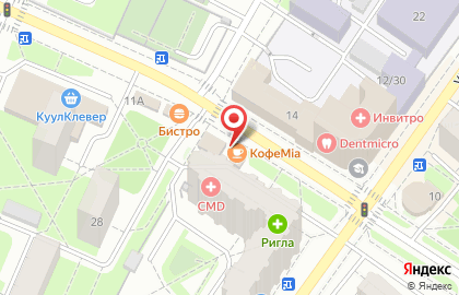 Сеть водоматов Калужская акватория на улице Веры Волошиной на карте