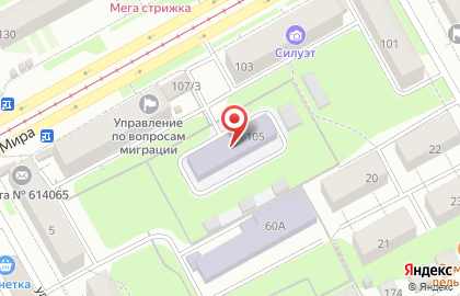 Детский сад №35 в Индустриальном районе на карте