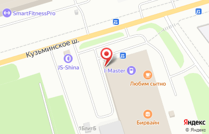 Ювелирный магазин Калина gems на Кузьминском шоссе на карте