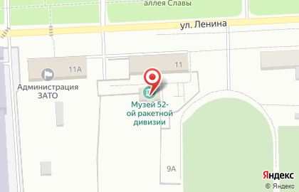 Музей 52-ой ракетной дивизии на карте