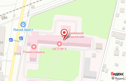 Городская больница №2 в Москве на карте