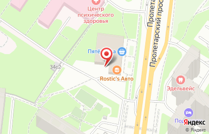KFC на Пролетарском проспекте на карте