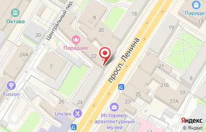 Кафе-магазин Суши WOK на карте