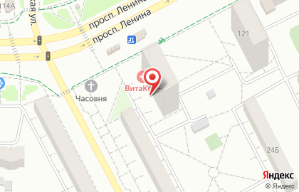 Медицинский центр ВитаКор+ на проспекте Ленина на карте