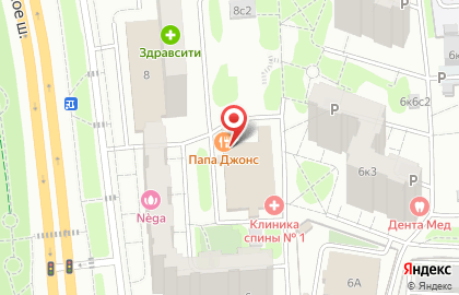 Магазин фастфудной продукции на Пятницком шоссе на карте