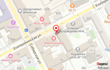 Столовая в Перми на карте