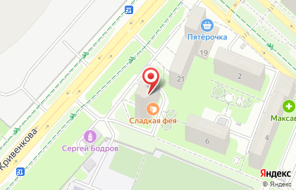 Салон красоты Инфинити в Октябрьском районе на карте
