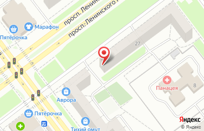 Amore MiO на проспекте Ленинского Комсомола на карте