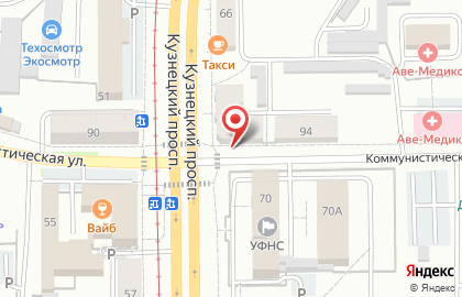 Ампер на Кузнецком проспекте на карте