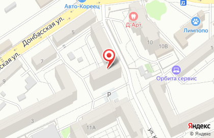 Парикмахерская в Воронеже на карте