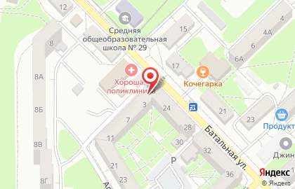Магазин Хозяюшка в Московском районе на карте