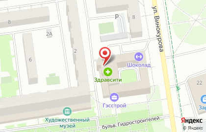Агентство недвижимости Доверие на улице Винокурова на карте