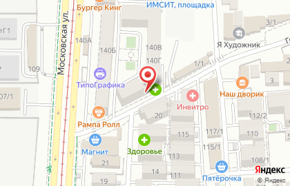 Химчистка-прачечная Uno Momento на Московской улице на карте