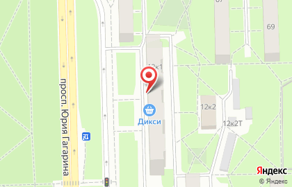 Магазин товаров с уценкой на проспекте Юрия Гагарина на карте