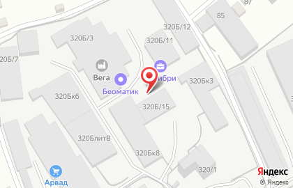 Торгово-производственная компания Колибри в Индустриальном районе на карте