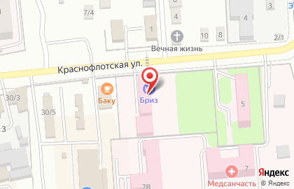 Бриз в Комсомольске-на-Амуре на карте