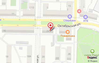 Торгово-сервисная компания Техноград в Железнодорожном районе на карте
