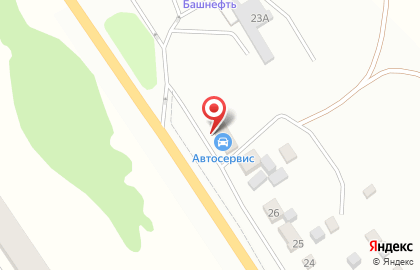 Шиномонтажная мастерская на Шоссейной улице на карте