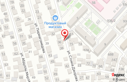 Продуктовый магазин в Махачкале на карте