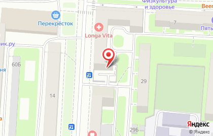 Салон красоты Леди на Большеохтинском проспекте на карте