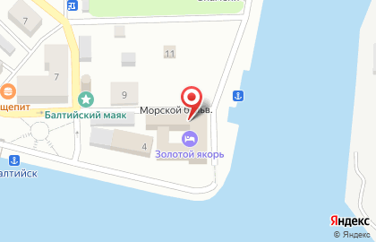 Компания по организации прогулок на яхте Паруса Балтики на карте