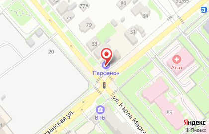 Кафе Парфенон на карте