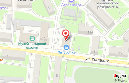 ИЗКАРЬЕРА на улице Урицкого на карте