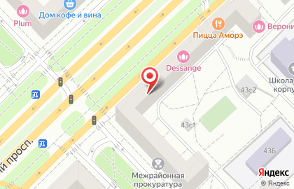 Фирменный магазин Императорский фарфор на Ленинском проспекте на карте