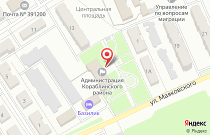 Партия Единая Россия в Рязани на карте