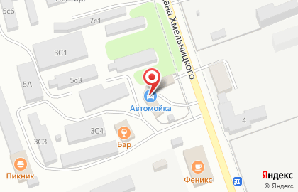 Автомойка в Уфе на карте