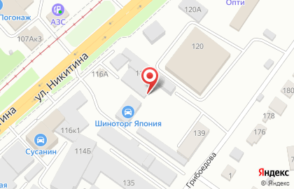 Производственно-торговая компания в Октябрьском районе на карте