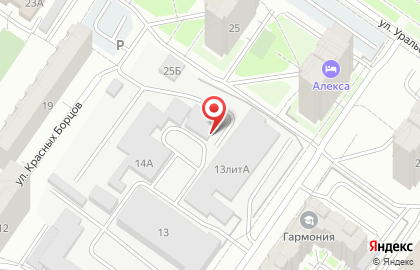 Орджоникидзевская УЖК, ЗАО на карте