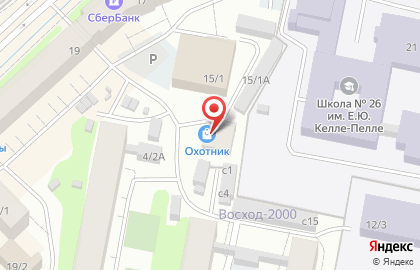 Охотник на Ярославского на карте