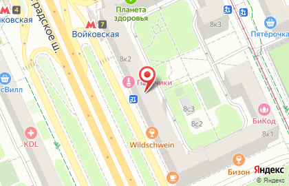 Магазин женской одежды на Ленинградском шоссе, 8 на карте