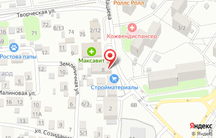 Продуктовый магазин в Ростове-на-Дону на карте