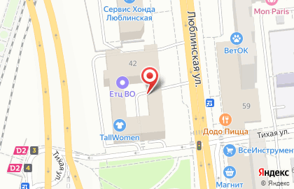 Группа компаний Деан сб на Люблинской улице на карте