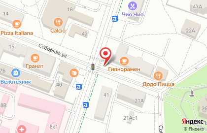 Киоск по продаже печатной продукции, Ленинградская область на Соборной улице на карте