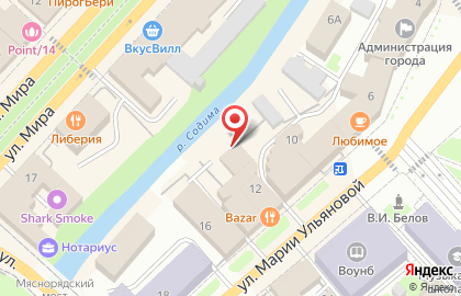 Техспорт на улице Марии Ульяновой на карте