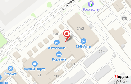 Магазин автозапчастей Вольтаж в Фрунзенском районе на карте