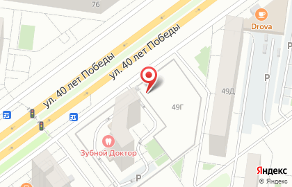 Автостоянка в Тольятти на карте
