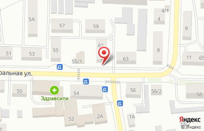 Агентство недвижимости Вариант на Центральной улице на карте