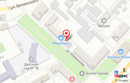 Торговый дом СибУголь на улице Ломоносова на карте