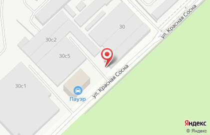 Торговая компания Пауэр Интернэшнл-шины на улице Красная Сосна на карте