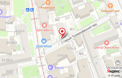 АКБ ЦентроКредит, АО на Третьяковской на карте