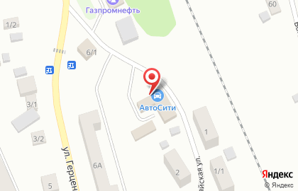 Магазин оригинальных автозапчастей Камаз на улице Герцена на карте